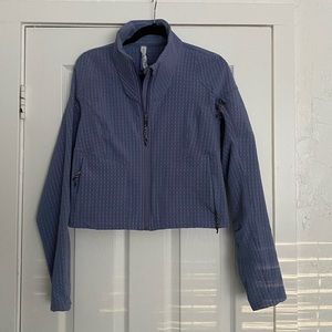 lululemon Grid Fleece Cropped Hiking Jacket/Top